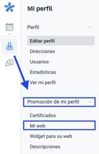 mi web acceder